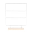 thumbnail image 2 of Xuanheng Earring Storage Display Rack 3 layer Jewelry Towel Hanging Earrings Saving space White, 2 of 8