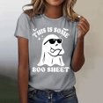 thumbnail image 1 of iTNHFP Hauts Grande Taille pour Femmes T-Shirt Décontracté à Manches Courtes Col Rond Confortable et Élégant, 1 of 4
