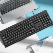 Mechanical Gaming Keyboard Chocolate Keycap Keyboard 104 Keys Corded Computer Keyboards for Laptop PC Office Work