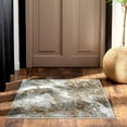 thumbnail image 4 of Luxe Weavers Marble Swirl Collection Gray Abstract Area Rug 2x3, 4 of 8