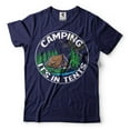 thumbnail image 4 of Camping Gift Shirt Camping It's In Tents Shirt Camper Gifts Camping Life Shirt Outdoor Hiking Shirt (Medium Military Green), 4 of 6
