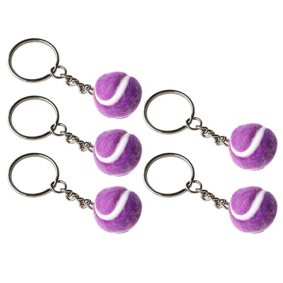 NUOLUX 5Ud Llavero De De Tenis Morado Para Auto O Con Material Premium