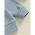 thumbnail image 6 of Bagilaanoe Toddler Baby Girl Boy Hoodies Sweatshirt Long Sleeve Pullover 6M 12M 18M 24M 3T 4T Kids Fall Loose Tee Tops, 6 of 9