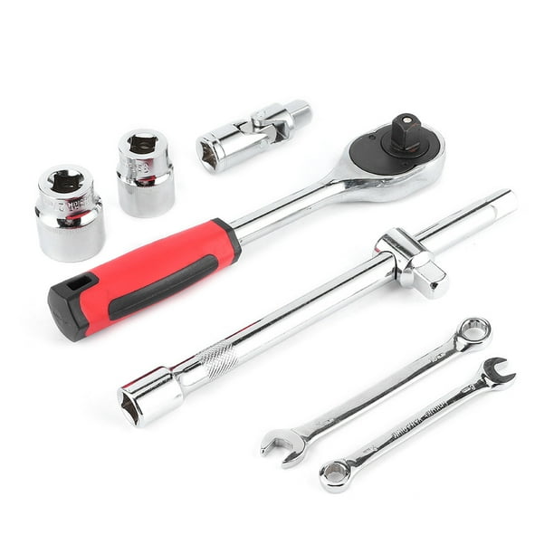 Ratchet Wrench Set,37Pcs Impact Socket Adapter Double Head Wrench Socket Wrench Ratchet Set Eco