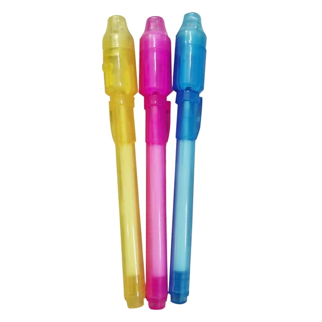 Yeacher 3pcs Special Pen for Fluorescent Board Light Drawing Pen with Fluorescent Lamp Random Colors