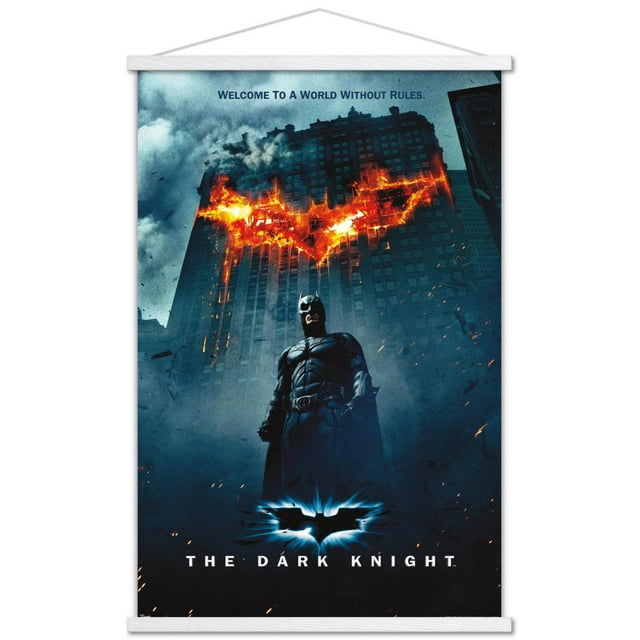 Film DC Comics - The Dark Knight - Batman Logo sur Fire One Sheet
