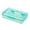 Light Green, variant on Large capacity plastic transparent pencil case, stylish office supplies storage box with snap-on lid, stackable design, sturdy and durable, can store pens, pencils, markers, scissors, etc