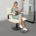 thumbnail image 5 of Heavy-Duty Barber Chair with Hydraulic Pump, 50-60cm Seat Height, Electroplated Stainless Steel Frame, Anti-Slip Base, for Hair Salons/Nail Studios/Malls, 5 of 18