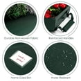 thumbnail image 4 of Hearth & Harbor 30" Christmas Wreath Storage Container with Interior Pockets and Dual Zippers, Green, 4 of 6