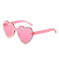 thumbnail image 1 of Lunettes Décoratives Intégrées en Forme de Cœur Multicolore Transparent pour Adultes, 1 of 2