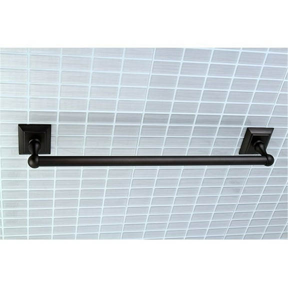 Kingston Brass BA6012ORB 18 in. Millennium Towel Bar, Oil Rubbed Bronze
