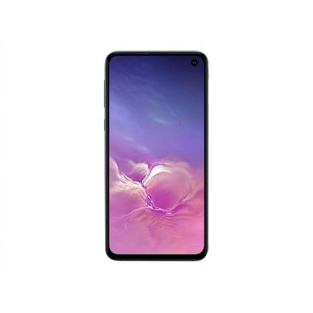 Samsung Galaxy S10e (Unlocked) - 4G smartphone - RAM 6 GB / Internal Memory 128 GB - microSD slot - OLED display - 5.8" - 2280 x 1080 pixels - 2x rear cameras 12 MP, 16 MP - front camera 10 MP - unlocked - prism black