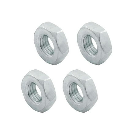

0.25 in. 28 Right Hand Steel Jam Nuts - Pack of 4