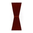 thumbnail image 2 of Darcy Rod Pocket Light Filtering Door Panel with Tieback - 54" x 72" - Marsala, 2 of 9