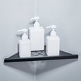 thumbnail image 5 of Triangular Corner Shower Shelf Lavatory Kitchen Storage Rack Wall Mounted Storage Holder Shower -, 5 of 15