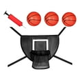 thumbnail image 5 of Mini Basketball Hoop for Trampoline Backyard Goal Game Lightweight Backboard Black 45x35cm, 5 of 7