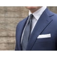 thumbnail image 3 of HAHDAXIA Gentleman's Essentials Weekend Casual White Pocket Square, 3 of 4