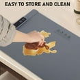 thumbnail image 4 of Food Warming Mat, Silicone Food Warmer, Fast Full  Electric Warming Tray with 3 Level Adjustable Temperature, Roll Up Food Warmers for Parties Buffet, Everyday Use, 4 of 7
