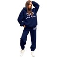 thumbnail image 4 of LINGLANG Fall Outfits For Women 2025 Sets Classic Bow Printed Hoodie Warm Set 2 Piece Set Casual Sweatsuit Lounge Set Matching Sets, 4 of 4