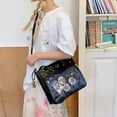 thumbnail image 4 of StyleSack Japanese Ita Crossbody Bag - Large Capacity Kpop Tote with Clear Display Panel, PU Leather & Adjustable Strap, 4 of 12