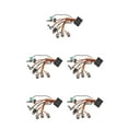 thumbnail image 3 of Transemion Égaliseur de Bande Basse Haute Performance de Remplacement pour Micros Basses Électriques Réponse Améliorée Type1 5ensemble, 3 of 6