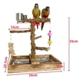 thumbnail image 3 of TISHITA Bird Playground Bird Playpen Parrot with Tray Portable Cage Branch Perch, 3 of 8