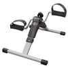 Folding Arm and Leg Pedal Exerciser with LCD Display Indoor Portable Mini Exercise Bike Resistance Adjustable