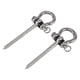thumbnail image 2 of 2 Pcs 304 Stainless Steel Screw Bracket Heavy Duty 180° Swing Hangers Yoga Hammock Chair Sandbag Har, 2 of 5