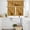 Yellow, variant on Grey Ombre Marble Kitchen Curtains Sets for Windows 24 Inch Length, Gray Marble Crack Abstract Modern Rod Pocket Window Treatments Tier Curtains and Valances Set for Bedroom/Bathroom
