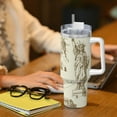 thumbnail image 6 of Vsdgher American Monuments Pattern 40 oz Tumbler with Handle and Straw Lid | Insulated Cup Reusable Stainless Steel Water Bottle Travel Mug | Gifts for Women Men Him Her, 6 of 8