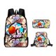 thumbnail image 1 of Set de mochilas Kurokos Basketballs Anime con impresión 3D para niños, 1 of 1