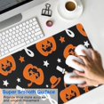 thumbnail image 4 of Long Mouse Pads for Desk,Musical Halloween Icons Pattern Desk Mats on Top Of Desks, Desk Mouse Pad Extra Large with 3mm Non-Slip Base and Stitched Edge for Gaming,Office,Work,Home 31.5x11.8in, 4 of 5