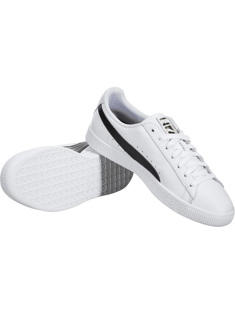 Puma Men's Clyde White / Black Gold Ankle-High Leather Fashion