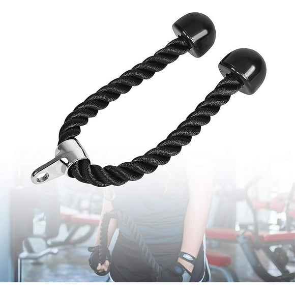 Tricep Rope Cable Attachment, Ep Pull Down Cable, Duty Nylon Tricep Push Pull Down Rope Cord For Gym Cable Attachment1pcs