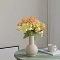 thumbnail image 1 of Artificial Rose Hydrangea Flower Fake Flower Simulation Plants For Wedding Bouquet Party Exquisite Home Indoor Office Living Room Decor, 1 of 6