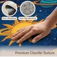 thumbnail image 6 of ODIKA 2'x3' Washable Accent Rug Pet Friendly, Bedside Mat Galaxy Starry Planetary Stars Themed Science Theme Large Planets Refined for Bedroom, RV, 6 of 7