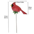 thumbnail image 2 of Birds Designed Yard Metal Stakes Art Sign Decor For Home Garden Lawn Patio, 2 of 14