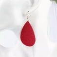 thumbnail image 6 of Vintage Glitter Leather Earrings Teardrop Leaf Cross Mini Women Boutique Jewelry, 6 of 9