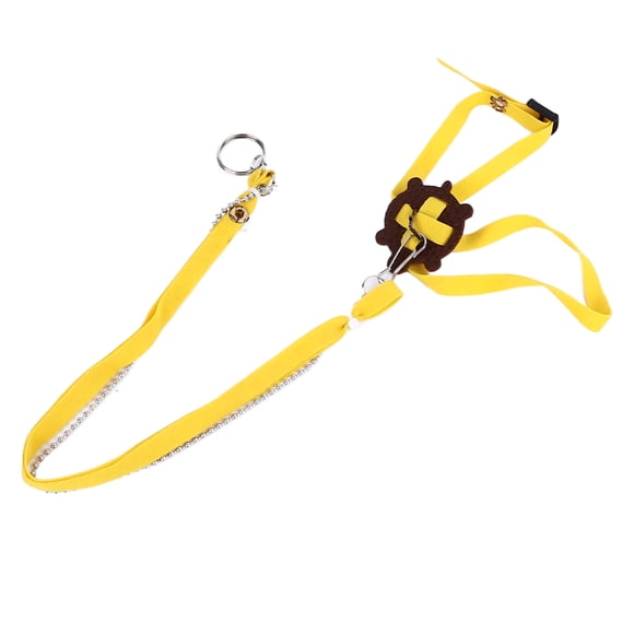 Correa De Arnés De Tortuga Correa De Lagarto Ajustable De Cuero Suave Control De Seguridad Para Entrenar Caminar En Interiores Y Exteriores