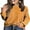 Orange-yellow, variant on WUJINXIA Womens Long Sleeve Tops Round Neck Dress Shirts Casual Basic Pullover