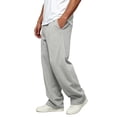 thumbnail image 5 of RJMDKXZ Mens Sweatpants Fleece Baggy Wide Leg Lounge Workout Pant Casual Elastic Waist Drawstring Opne Bottom Sweatpants for Men with 3 Pockets, 5 of 7