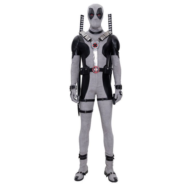 Disfraz de Deadpool de Marvel, traje de Wade Wilson para adultos, Cosplay de Deadpool, zapatos, accesorios, disfraz de Halloween