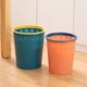 thumbnail image 4 of Kearding Household bathroom, living room, Nordic uncovered pressure out garbage ring classification bin, hollowed garbage Suministros de limpieza para el hogar rojo naranja Bote de basura pequeño, 4 of 6