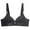 Black, variant on T Shirt Bra Women Seamless Bra Feature V-Neck Strapless Bra Style W-489 Pinks 34