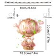 thumbnail image 3 of DefiDgd Hot air Balloon Decoration,2D Flat Acrylic Heart Hot Air Balloon Pendant Lantern Hanging Decor for Window Wall Door Bedroom Living Rooms Home Decoration Valentine's Day Gift(A), 3 of 6