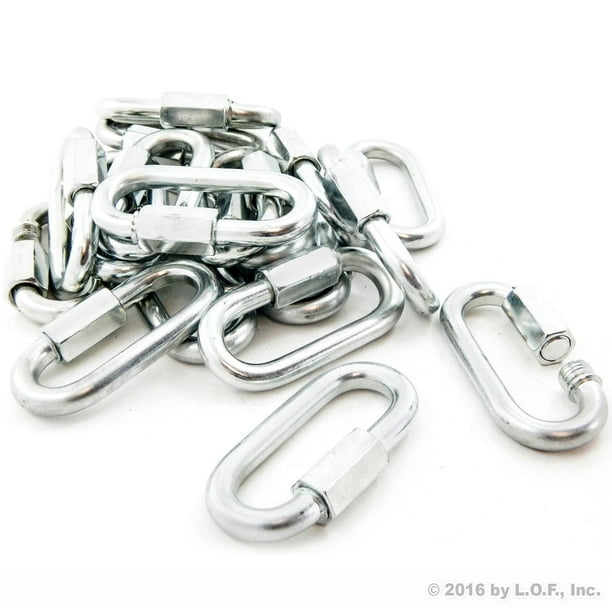 20 Quick Link Chain Rope Cable Connector Heavy Duty 3/8 in 2200 Pound 9