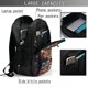 thumbnail image 4 of Fotbe Whimsical Animal Spiral Mochila con Estampado y Puerto USB para Hombre y Mujer, Mochila Antirrobo, Mochila de Viaje, Mochila Escolar, Mochila Universitaria, 4 of 7