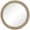 Brown Distressed Solid Round 28" x 2" x 28", variant on DecMode 36" x 36" Brown Washed Beaded Wall Mirror