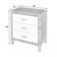 thumbnail image 4 of Home Square 3-Piece Wood Set with 2 Nightstands & 1 Chest in Natural, 4 of 18