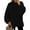 Black, variant on Women's Fall Oversized Sweaters Chunky Knit Mock Neck Long Sleeve Casual Trendy Pullover Winter Clothes